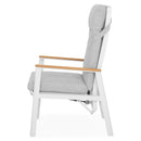 VALDIVIA Set mobilier terasă/grădină, 2 scaune recliner