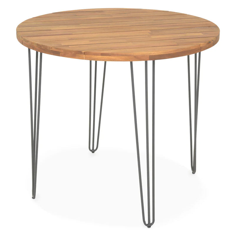 CHARLOTTE Set mobilier terasă/grădină, 4 scaune și masă bar