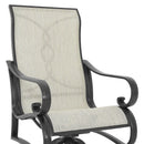 HERITAGE Set mobilier terasă/grădină, set 2 scaune-balansoar rotative