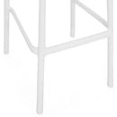 ALPINE Scaun bar exterior alb