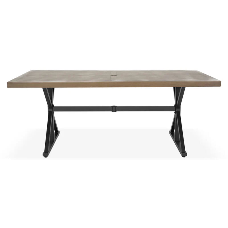CHASEWOOD Set mobilier terasă/grădină, 6 scaune și masă