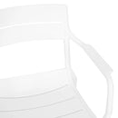 CRUSOE Scaun exterior alb