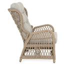 COSETTE Set mobilier terasă/grădină, 2 fotolii, 2 taburete și măsuță