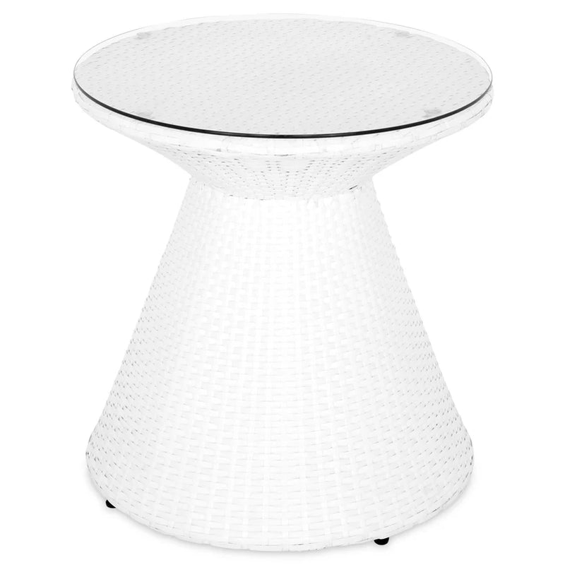 SALIMA Set mobilier gradină/terasă, 2 sezlonguri și măsuță