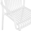 ALPINE Scaun exterior alb