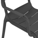 CRUSOE Scaun exterior antracit
