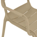 CRUSOE Scaun exterior bej