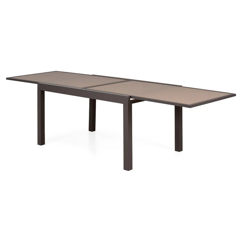 LUCCA Set mobilier terasă/grădină, 8 scaune și masă extensibilă