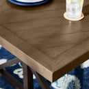 CHASEWOOD Set mobilier terasă/grădină, 6 scaune și masă