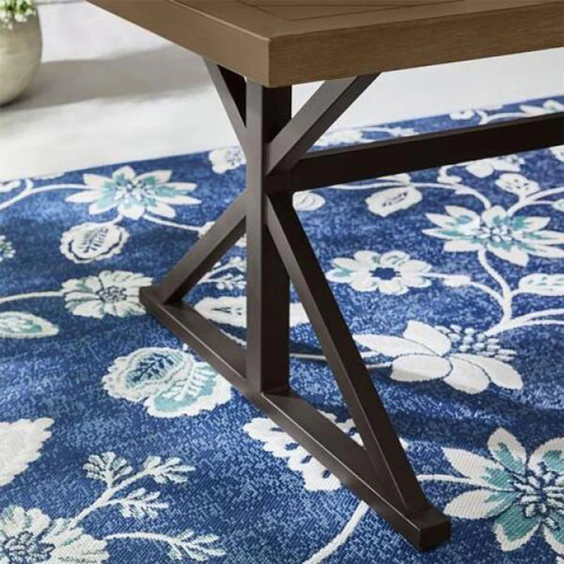 CHASEWOOD Set mobilier terasă/grădină, 6 scaune și masă