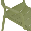 CRUSOE Scaun exterior verde