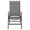 MARCUS/EASY Set mobilier terasă/grădină, 6 scaune și masă extensibilă