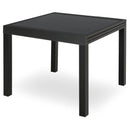 LUCCA Set mobilier terasă/grădină, 4 scaune și masă extensibilă