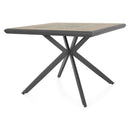 PAFOS Set mobilier terasă/grădină, masă și 4 scaune suprapozabile