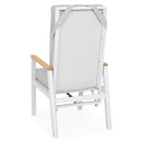 VALDIVIA Set mobilier terasă/grădină, 2 scaune recliner