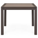LUCCA Set mobilier terasă/grădină, 6 scaune și masă extensibilă