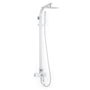 EVA Set baterie cabina dus, cromat/alb