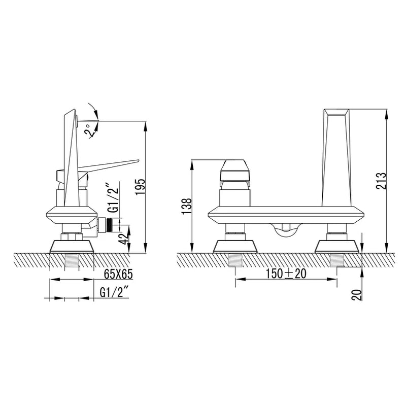ROCK Set baterie cada, cromat