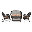 SUSAN Set mobilier terasă/grădină, fotoliu, balansoar, canapea și măsuță