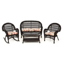 SUSAN Set mobilier terasă/grădină, fotoliu, balansoar, canapea și măsuță