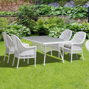 SUSAN Set mobilier gradina/terasa, 4 scaune, masa