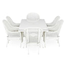 SUSAN Set mobilier terasă/grădină, 6 scaune și masă