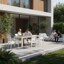 ENCORE/DRESDEN Set mobilier terasă/grădină, 6 scaune și masă