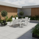 ENCORE/DRESDEN Set mobilier terasă/grădină, 6 scaune și masă extensibilă