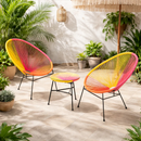 CORFU Set mobilier gradina/terasa, 2 fotolii si masuta
