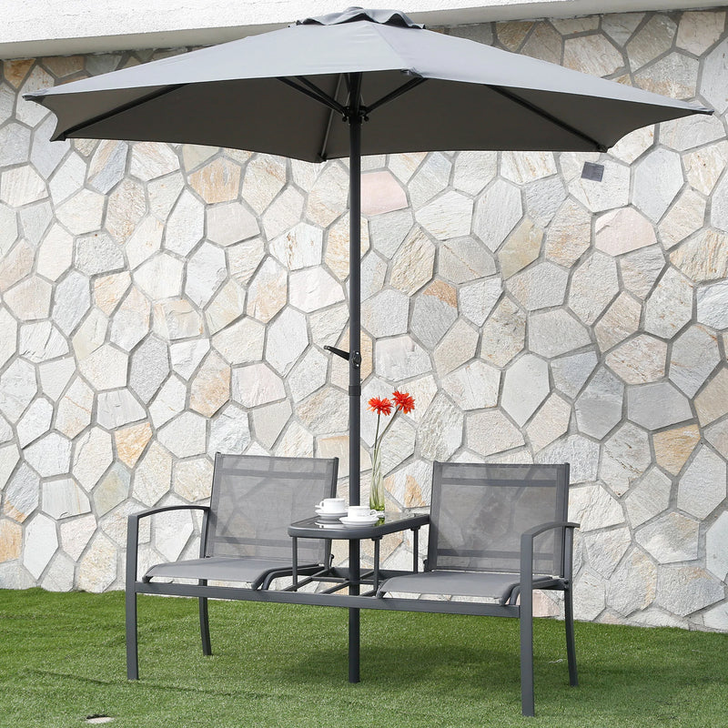 ARGOS Set mobilier terasă/grădină, canapea și măsuță