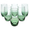 OMBRE Set 6 pahare diverse băuturi 320ml verde