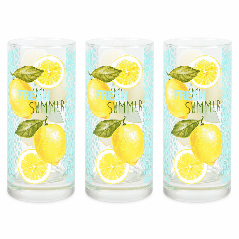 FRESH SUMMER Set 3 pahare, 365ml