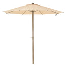 CALPE Umbrelă rotundă, D.300cm sampanie/bej