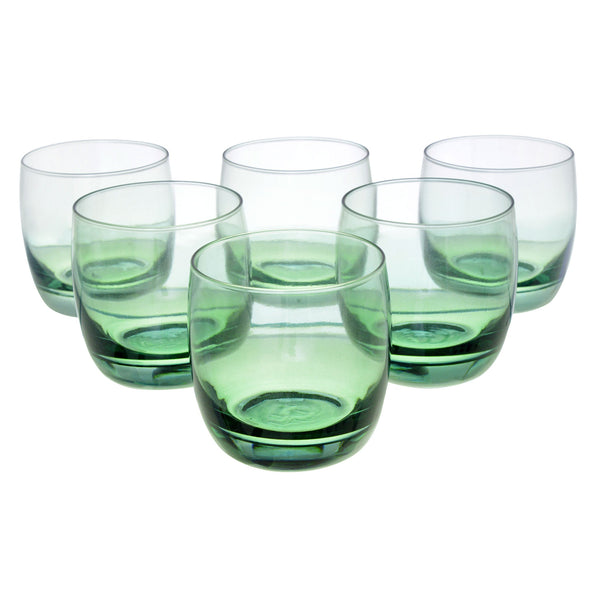 OMBRE Set 6 pahare whisky 260ml verde