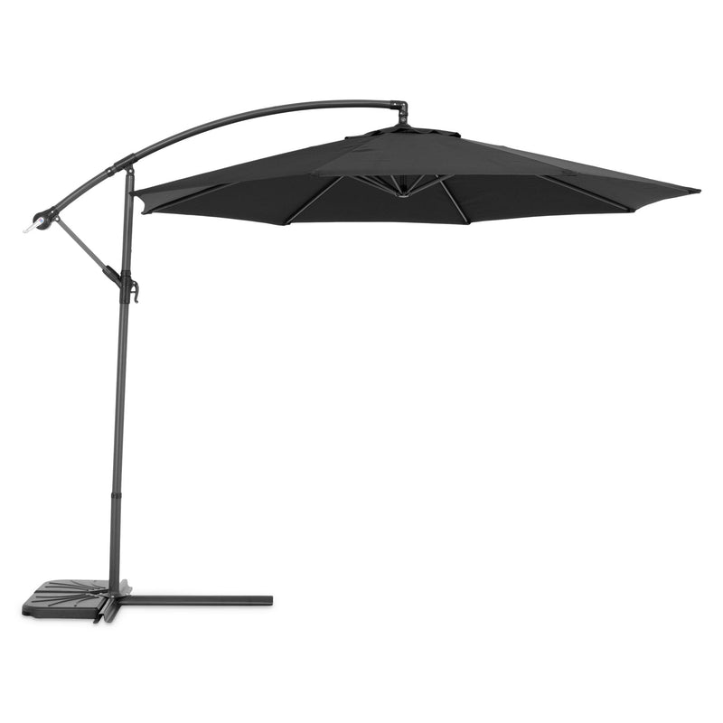 LARISA Umbrelă rotundă, bază inclusă, D.300cm negru