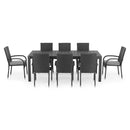 ENCORE/PRESLEY Set 8 scaune și masă extensibilă