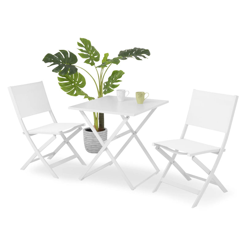 BREEZE Set mobilier terasă/grădină, 2 scaune și masă