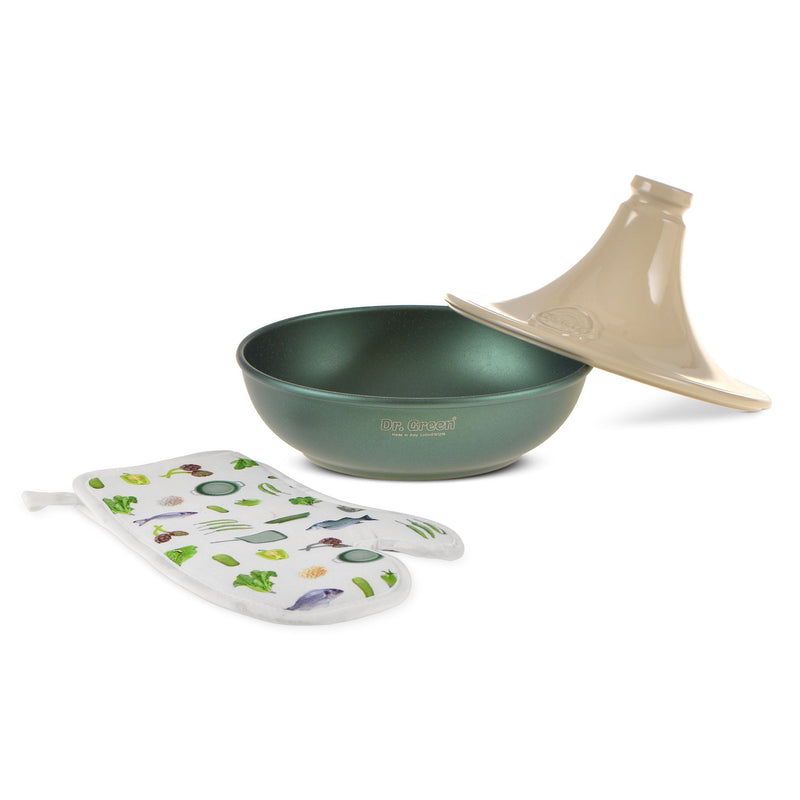 DR GREEN Vas Tajine, aluminiu turnat, D.24cm