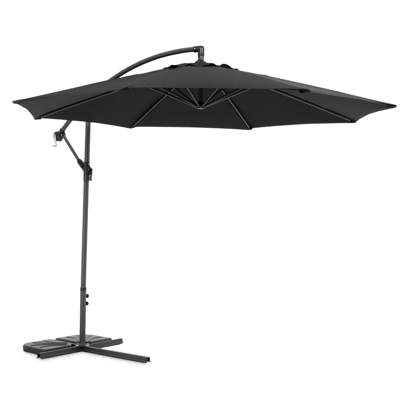 LARISA Umbrelă rotundă, bază inclusă, D.300cm negru