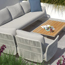 PLAY Set mobilier terasă/grădină, colțar și măsuță