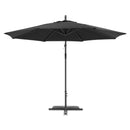 LARISA Umbrelă rotundă, bază inclusă, D.300cm negru