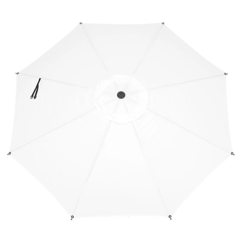 CALPE Umbrelă rotundă, D.300cm gri/alb