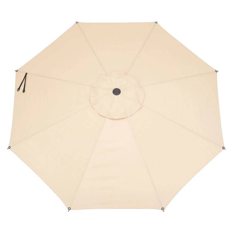 CALPE Umbrelă rotundă, D.300cm sampanie/bej