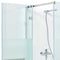 MEREDITH Sistem duș, 80x80x195 cm, ușă stânga, sticlă, sablat