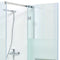 MEREDITH Sistem duș, 80x80x195 cm, ușă culisantă dreapta, sticlă, sablat