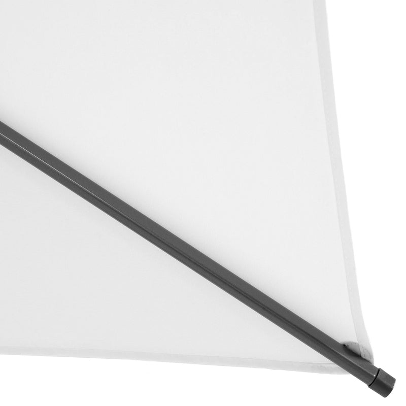 CALPE Umbrelă dreptunghiulară, 200x300cm alb