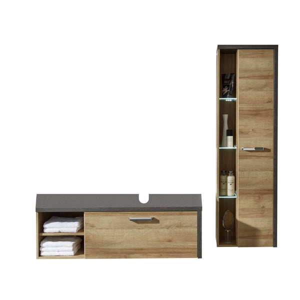 BAY Set mobilier baie 2 piese-maisonmarket.ro