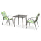 JASPER Set 2 scaune suprapozabile și masă pătrată-maisonmarket.ro